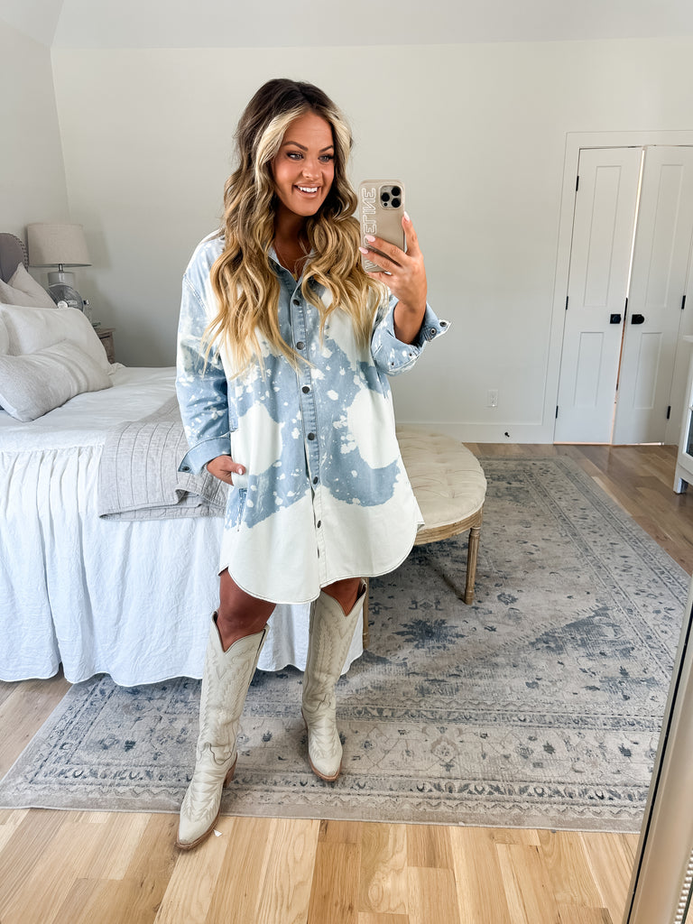 We The Free Tuscan Denim Tunic, Free People